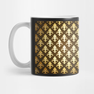 Background with Gold Fleur De Lis ( Mardi Gras ) Mug